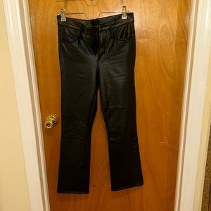 MOTHER | Faux Leather Pants